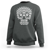 Funny Corgi Skull Halloween Sweatshirt Dog Lover Spooky Gift