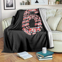 Fire Truck 6th Birthday Throw Blanket Firefighter Gift For Six Year Old Kid