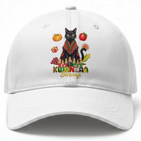 Kwanzaa Blessings Baseball Cap Funny Cat African Heritage Gift