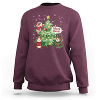 Wheek Wheek Guinea Pig Christmas Outfit Sweatshirt Cavy Lover Gift - Wonder Print Shop