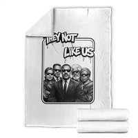 Vintage African American Heroes Throw Blanket They Not Like Us