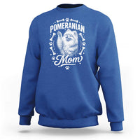 Vintage Pom Dog Mom Sweatshirt Pomeranian Lover Gift