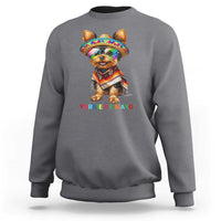 Yorkie De Mayo Sweatshirt Cinco De Mayo Dog Lover