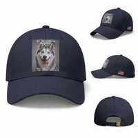 Funny Siberian Husky Meme Baseball Cap My Name Is Stop That
