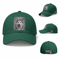 Funny Siberian Husky Meme Baseball Cap My Name Is Stop That