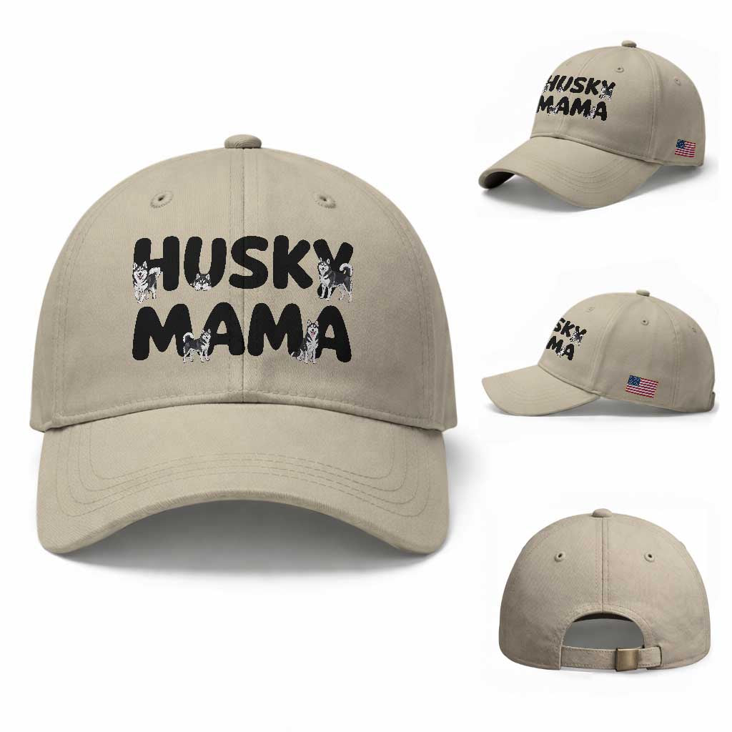 Proud Husky Mama Baseball Cap Siberian Husky Mothers Day Gift