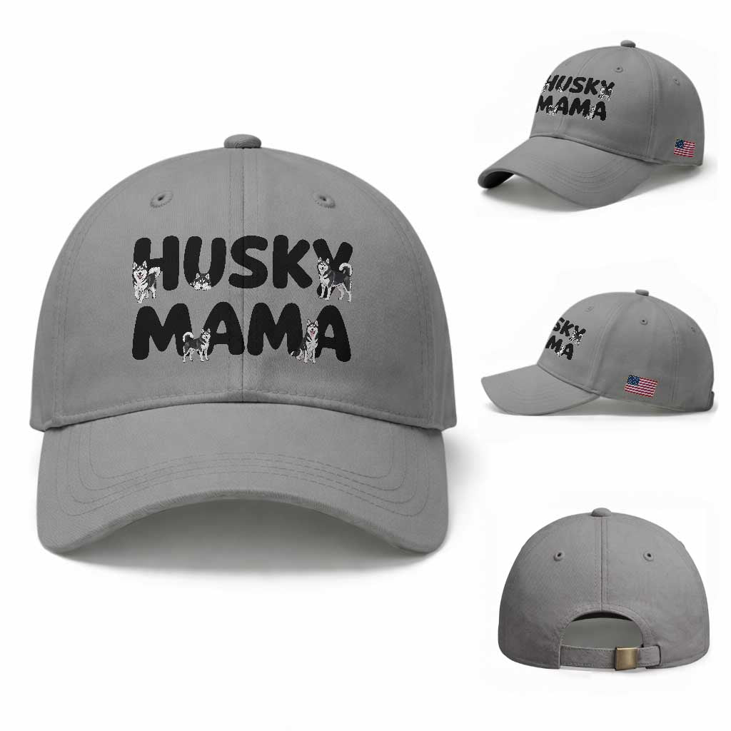 Proud Husky Mama Baseball Cap Siberian Husky Mothers Day Gift