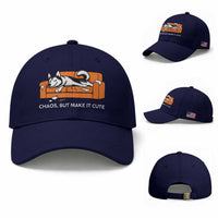 Mischievous Husky Owner Gift Baseball Cap Chaos But Make It Cute