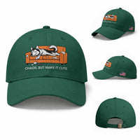 Mischievous Husky Owner Gift Baseball Cap Chaos But Make It Cute