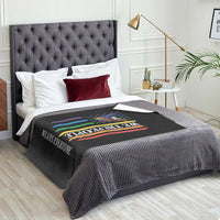 Patriotic Rainbow Pride American Eagle Throw Blanket We The People LGBT Pride