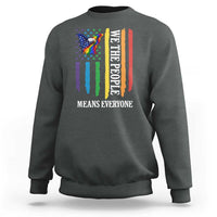 Patriotic Rainbow Pride American Eagle Sweatshirt We The People LGBT Pride