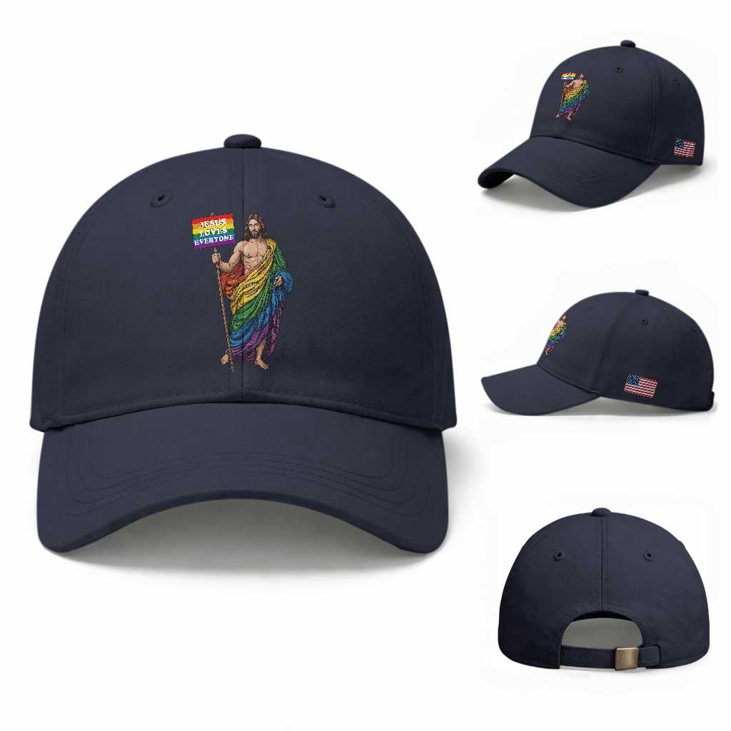 Christian LGBTQ Support Baseball Cap Jesus Loves Everyone