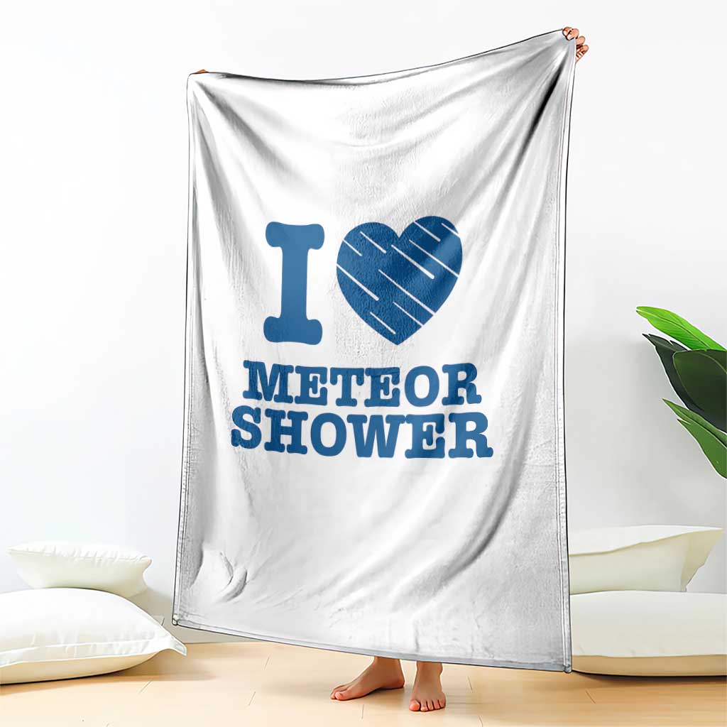Meteor Shower Lover Throw Blanket Astronomy Enthusiast Gift