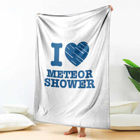 Meteor Shower Lover Throw Blanket Astronomy Enthusiast Gift