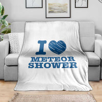 Meteor Shower Lover Throw Blanket Astronomy Enthusiast Gift