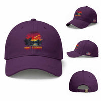 Funny Dinosaur Baseball Meteorite Baseball Cap Not Today
