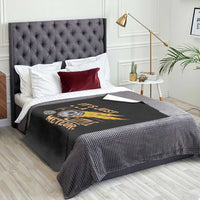 Funny Skull Meteorite Throw Blanket Just A Little Meteor