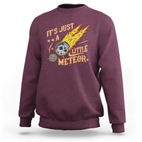 Funny Skull Meteorite Sweatshirt Just A Little Meteor