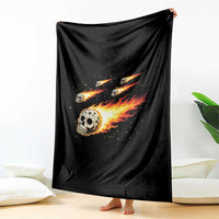 Skull Meteorite Throw Blanket Deep Space Asteroid Meteor Shower