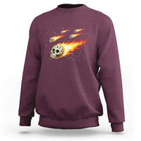 Skull Meteorite Sweatshirt Deep Space Asteroid Meteor Shower