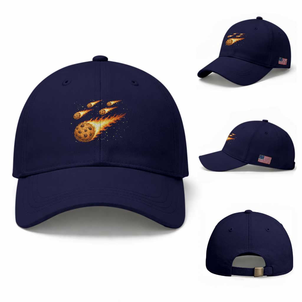 Cookie Meteor Shower Baseball Cap Funny Space Dessert