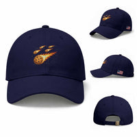 Cookie Meteor Shower Baseball Cap Funny Space Dessert