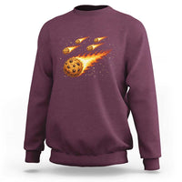 Cookie Meteor Shower Sweatshirt Funny Space Dessert