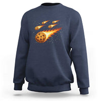 Cookie Meteor Shower Sweatshirt Funny Space Dessert