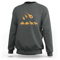 Funny Dino Chicken Nuggets Meteor Shower Sweatshirt Food Lover