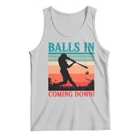 Funny BaseBall Lover Tank Top Balls In Coming Down - Wonder Print Shop