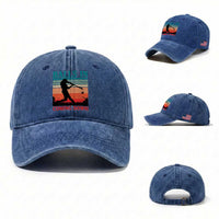 Funny BaseBall Lover Washed Cotton Baseball Cap Balls In Coming Down