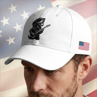 Rock And Roll Dachshund Baseball Cap Dog Playing Guitar Music Lover