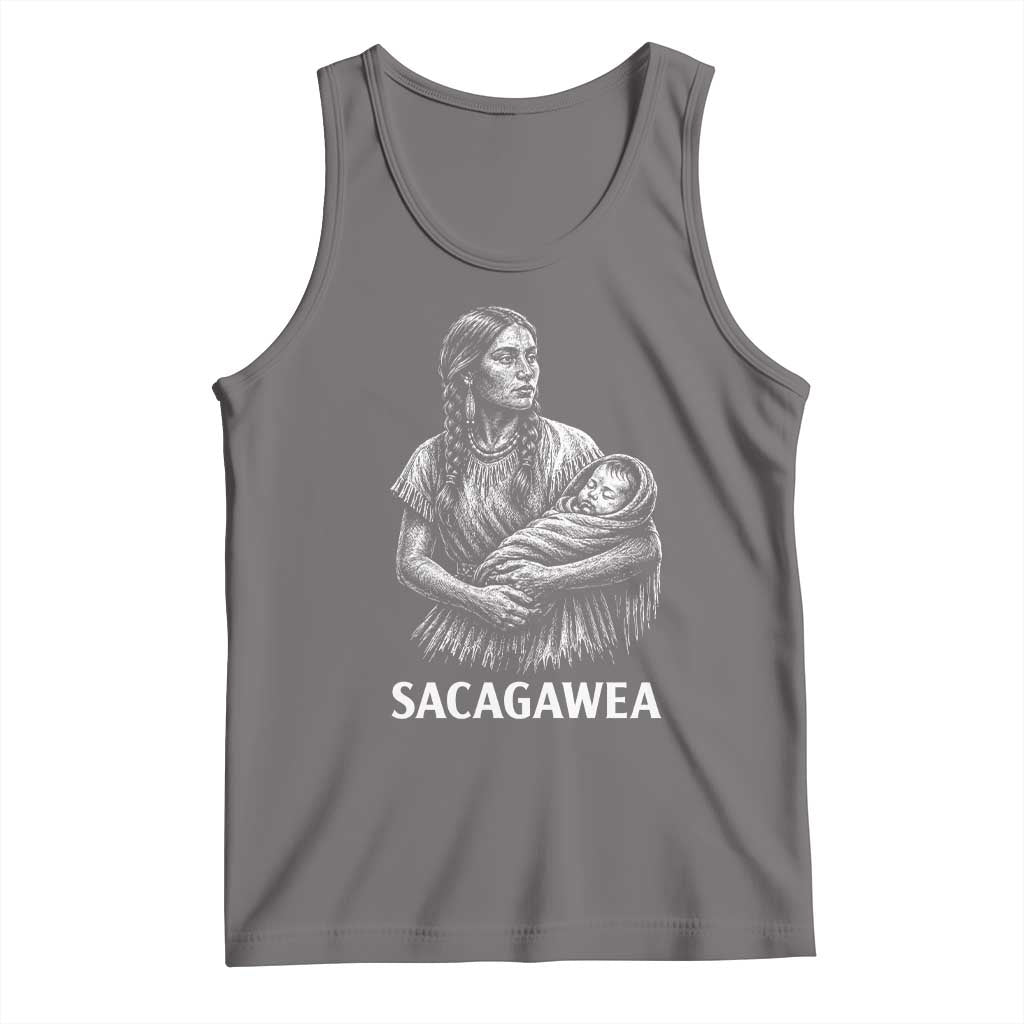 Sacagawea Tank Top Native American Womens History Month Graphic