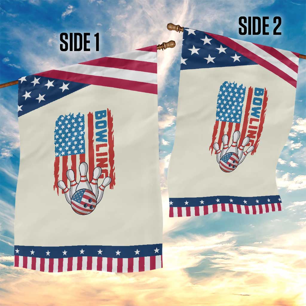 American Flag Patriotic Bowling Garden Flag Bowler Gift
