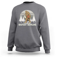 Funny Bigfoot Bowling Sweatshirt Gift For Bowler - Wonder Print Shop