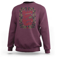 Holiday Lights And Human Rights Sweatshirt Christmas Activists Freedom Gift - Wonder Print Shop