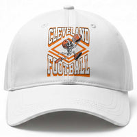 Funny Skeleton Dark Football Baseball Cap CFBB Fan Gift