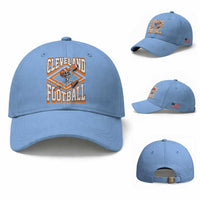 Funny Skeleton Dark Football Baseball Cap CFBB Fan Gift