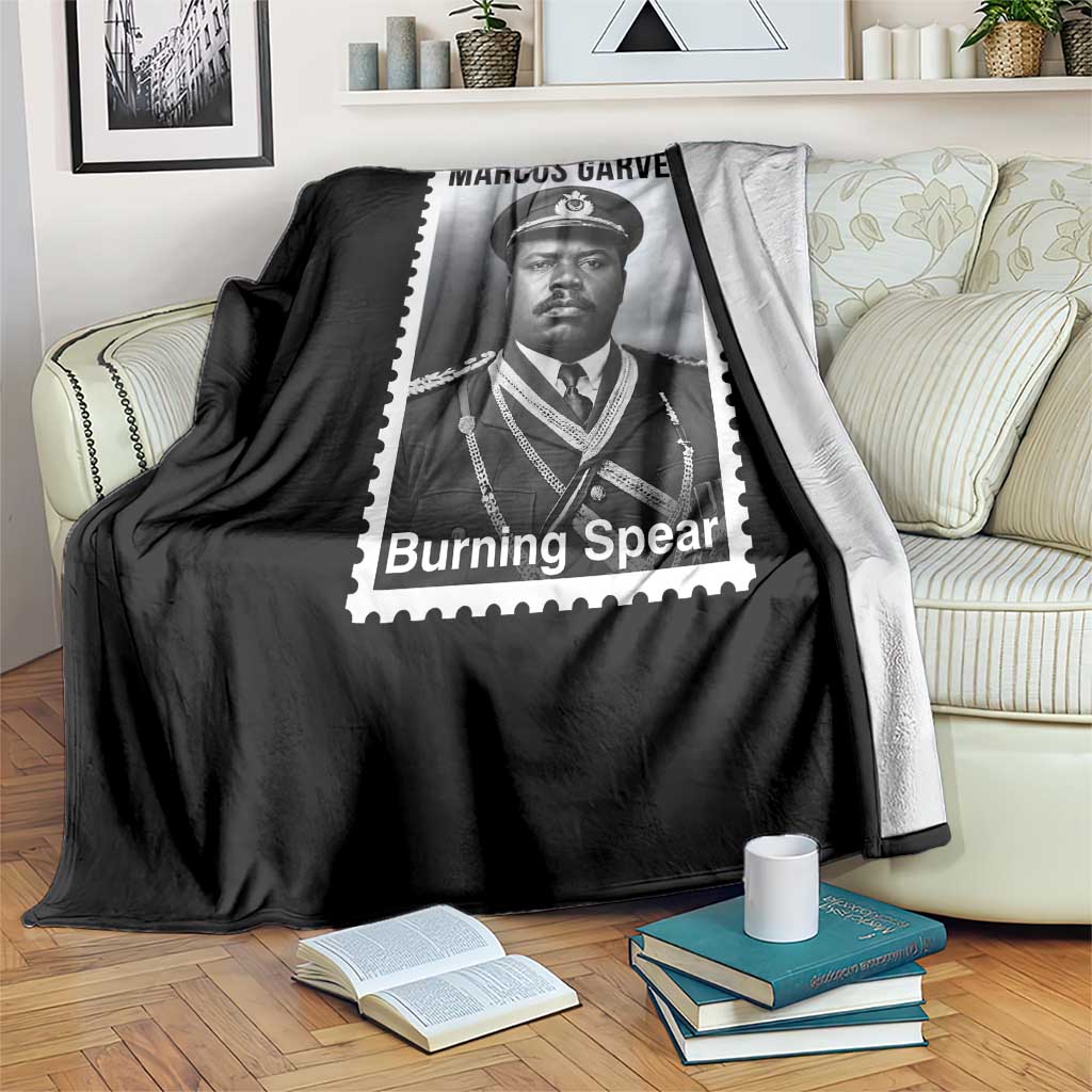Marcus Garvey Throw Blanket Jamaican National Hero Legacy Gift
