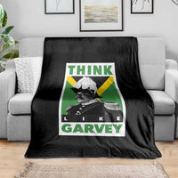 Pan Africanism Think Like Garvey Throw Blanket Marcus Garvey Jamaica Flag
