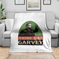 Think Like Garvey Throw Blanket Civil Rights Leader Gift