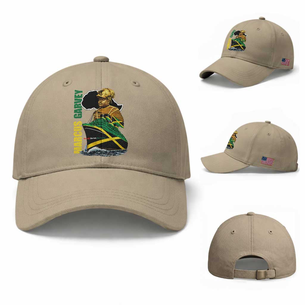 Marcus Garvey Jamaica Pride Baseball Cap One God One Aim One Destiny