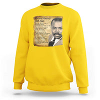Marcus Garvey Sweatshirt Strong Black History Leader