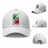 Make Iran Great Again Baseball Cap Patriotic Iranian Heritage Gift