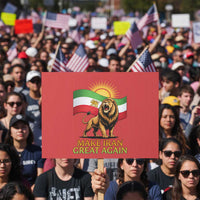 Patriotic Iranian Pride Gift Protest Sign Make Iran Great Again