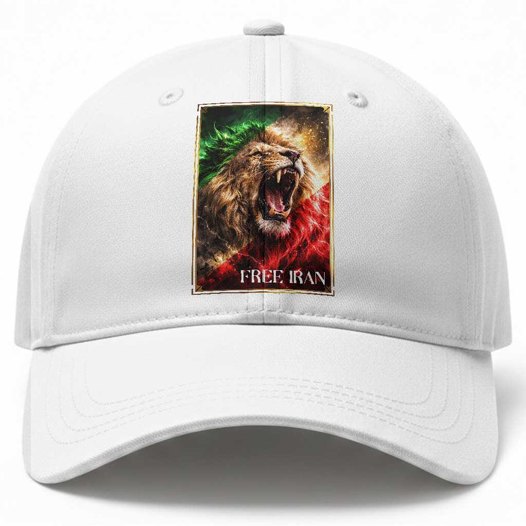 Free Iran Lion Baseball Cap Freedom Resistance Solidarity Movement Gift