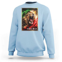 Free Iran Lion Sweatshirt Freedom Resistance Solidarity Movement Gift