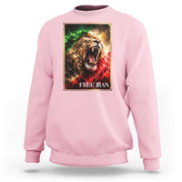 Free Iran Lion Sweatshirt Freedom Resistance Solidarity Movement Gift