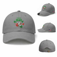 Iranian Flag Peace Doves Baseball Cap Free Iran Freedom Statement Gift