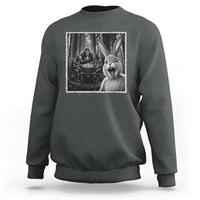 Funny Easter Bunny Selfie Sweatshirt Bigfoot Jersey Devil Chupacabra Egg Hunt